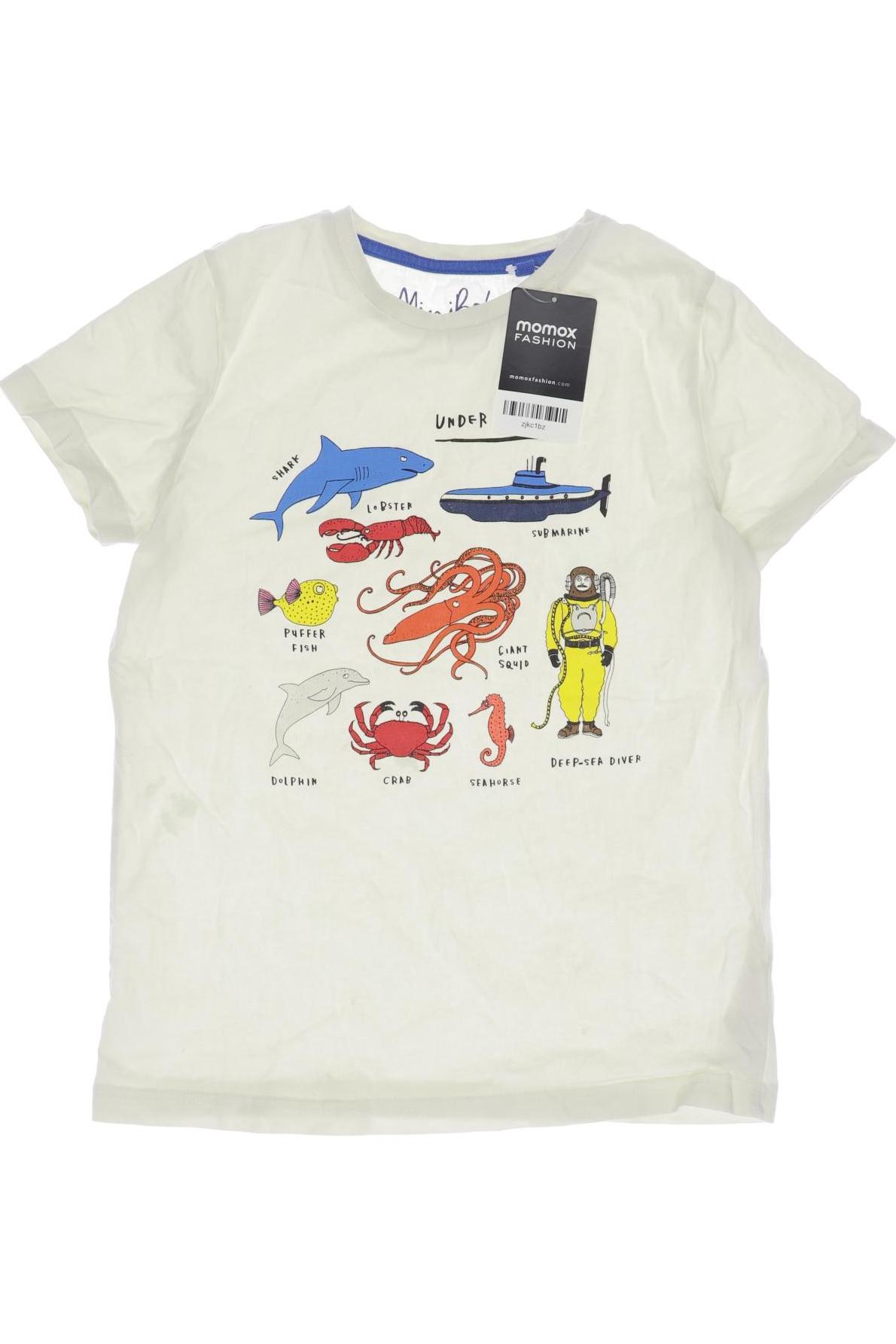 

Mini Boden Herren T-Shirt, cremeweiß, Gr. 140