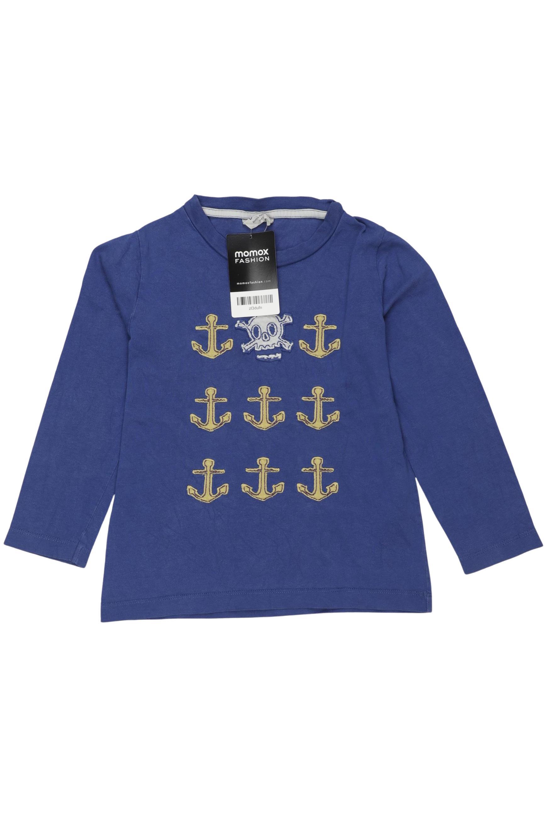 

Mini Boden Jungen Langarmshirt, blau, Gr. 104