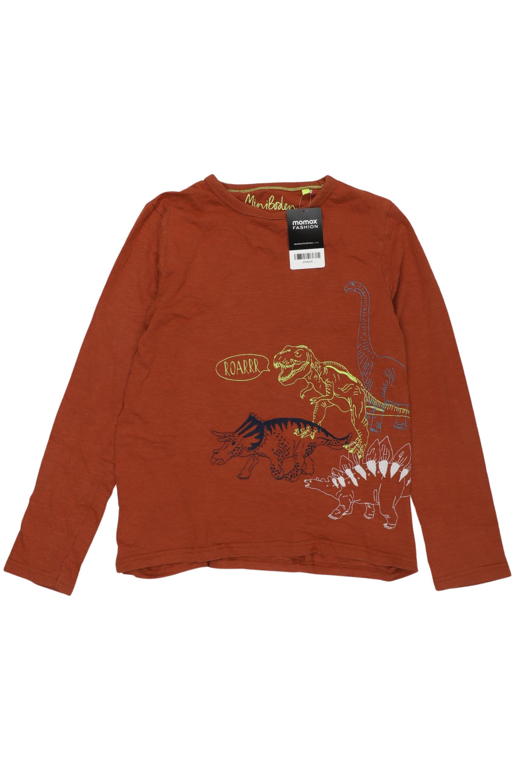 

Mini Boden Herren Langarmshirt, braun, Gr. 152