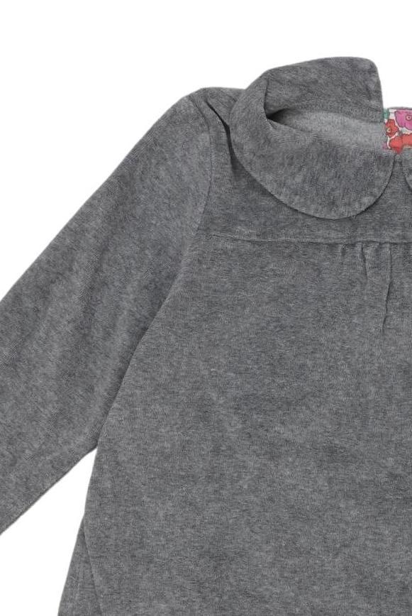 Thumbnail - Mini Boden Mädchen Kleid, grau, Gr. 128