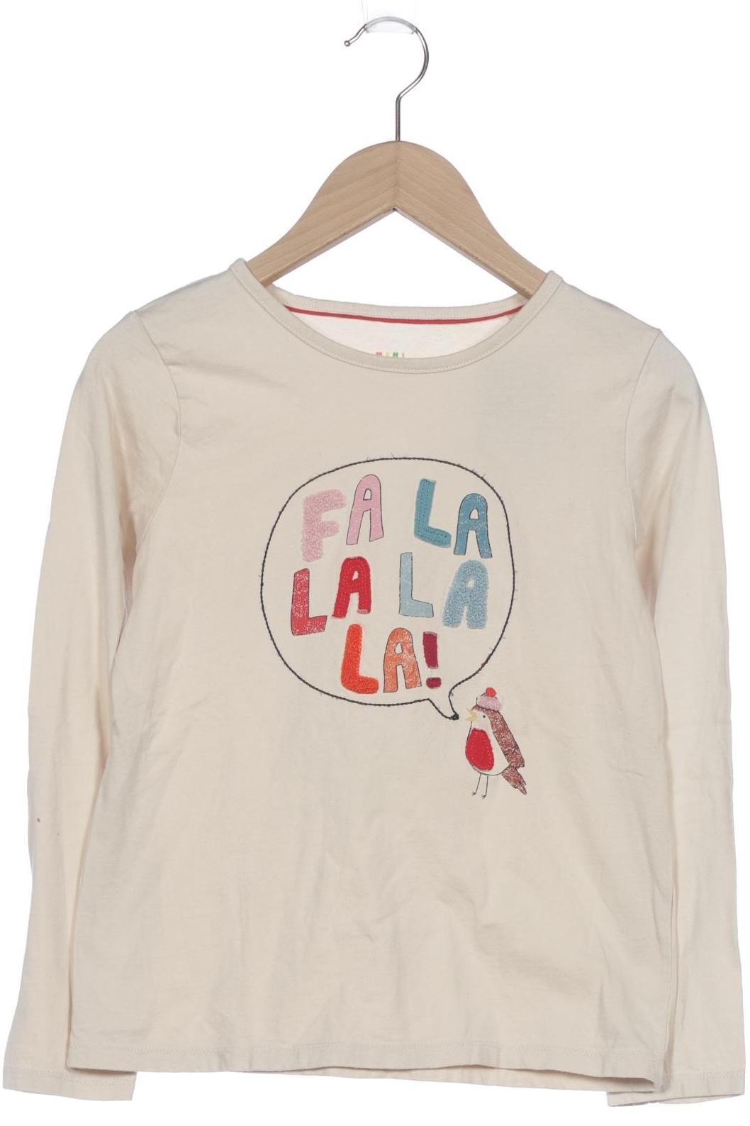 

Mini Boden Damen Langarmshirt, beige, Gr. 140