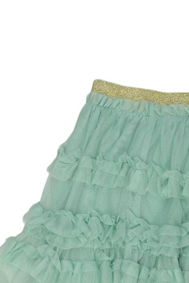 Thumbnail - Mini Boden Mädchen Rock, hellgrün, Gr. 122