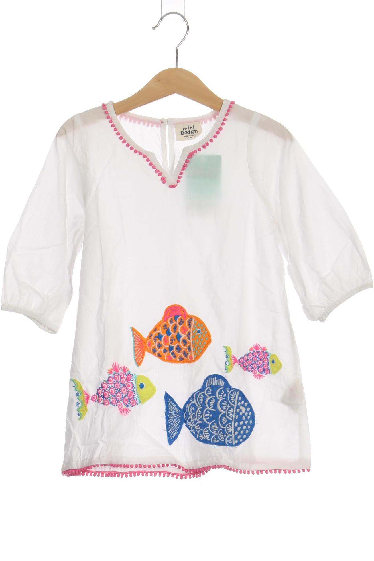 

Mini Boden Damen Kleid, weiß, Gr. 98