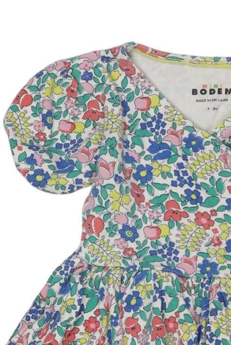 Thumbnail - Mini Boden Mädchen Kleid, mehrfarbig, Gr. 92