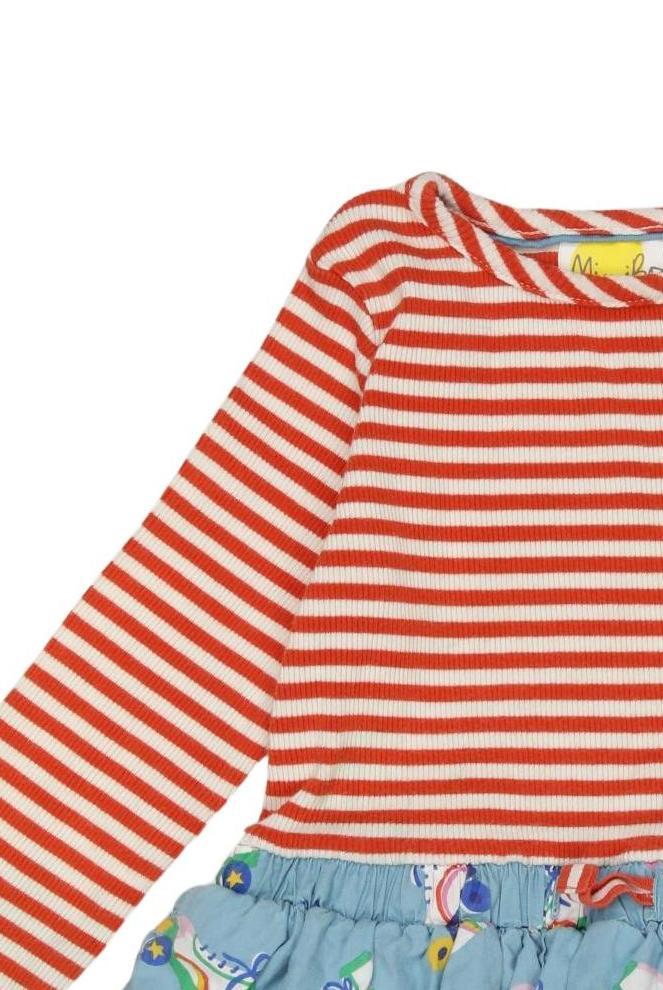 Thumbnail - Mini Boden Mädchen Kleid, mehrfarbig, Gr. 98