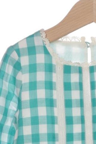 Thumbnail - Mini Boden Mädchen Kleid, grün, Gr. 98