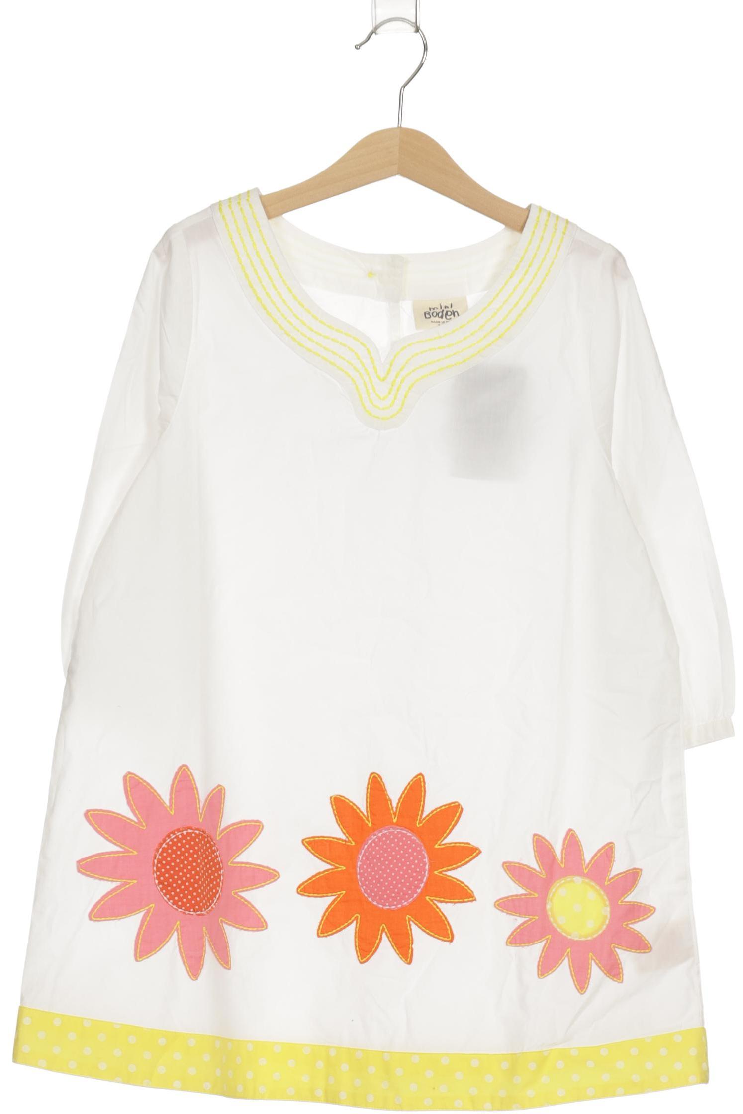 

Mini Boden Mädchen Kleid, weiß, Gr. 122