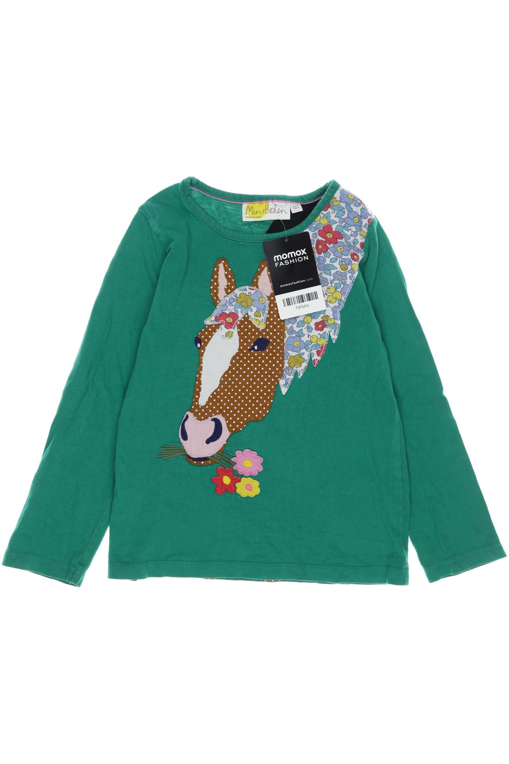 

Mini Boden Damen Langarmshirt, grün, Gr. 116