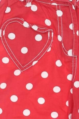 Thumbnail - Mini Boden Mädchen Stoffhose, rot, Gr. 140