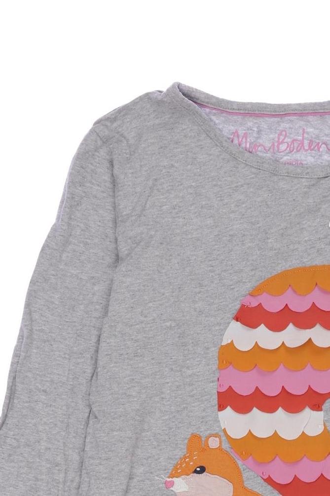 Thumbnail - Mini Boden Mädchen Langarmshirt, grau, Gr. 164