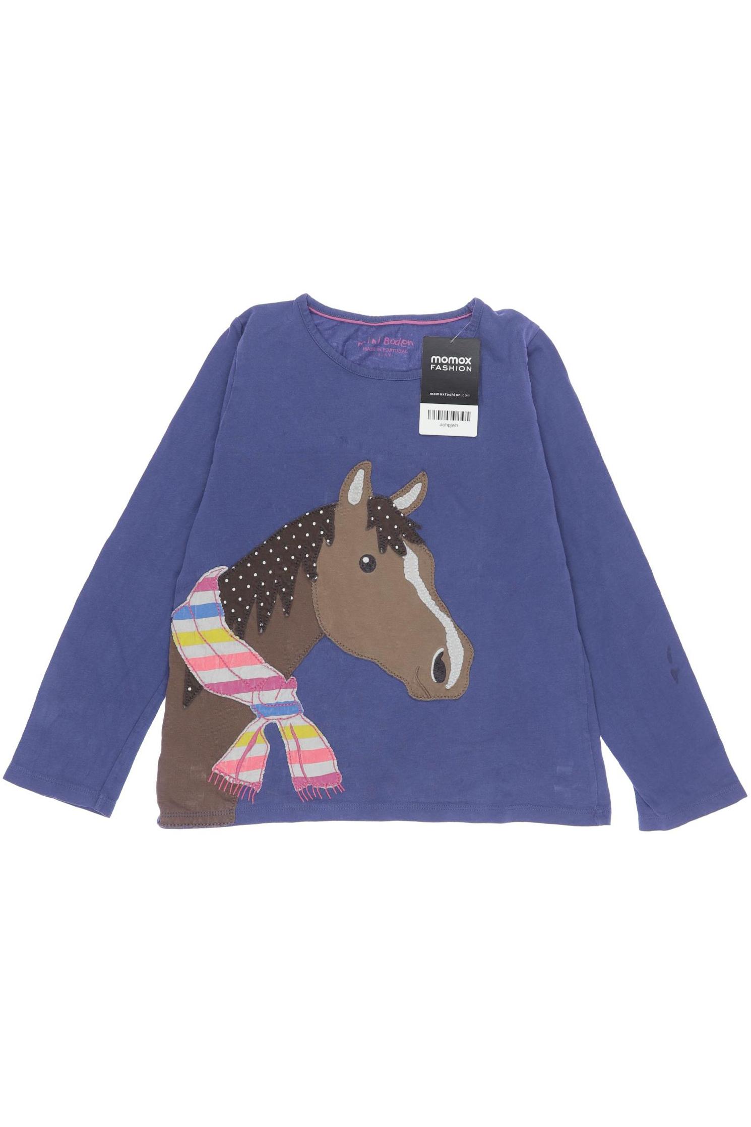 

Mini Boden Damen Langarmshirt, blau, Gr. 128