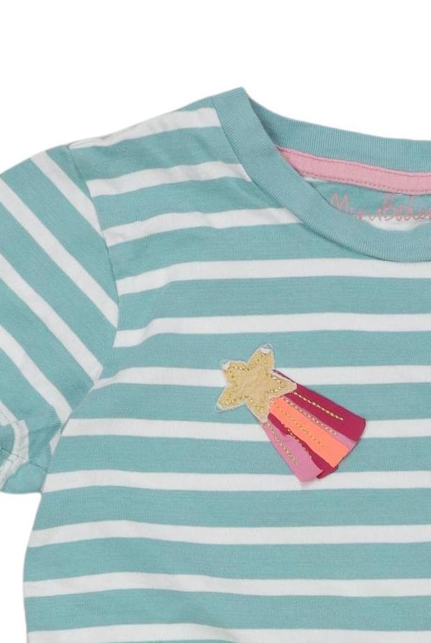 Thumbnail - Mini Boden Mädchen T-Shirt, türkis, Gr. 128