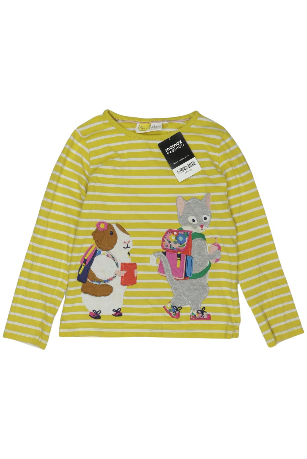 

Mini Boden Mädchen Langarmshirt, gelb, Gr. 128