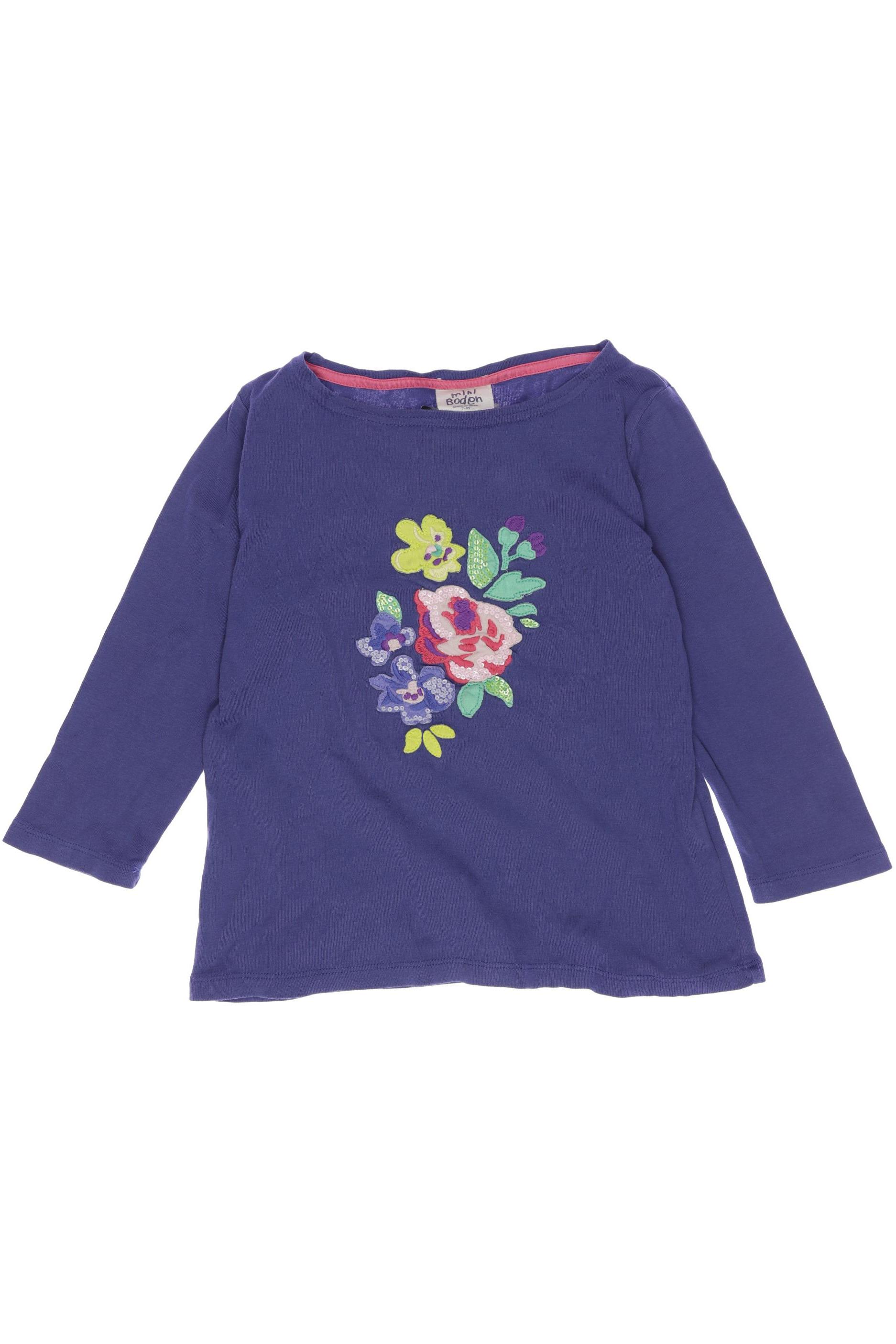 

Mini Boden Mädchen Langarmshirt, blau, Gr. 128