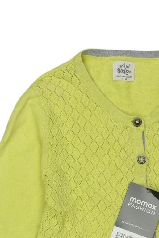 Thumbnail - Mini Boden Mädchen Strickjacke, gelb, Gr. 110