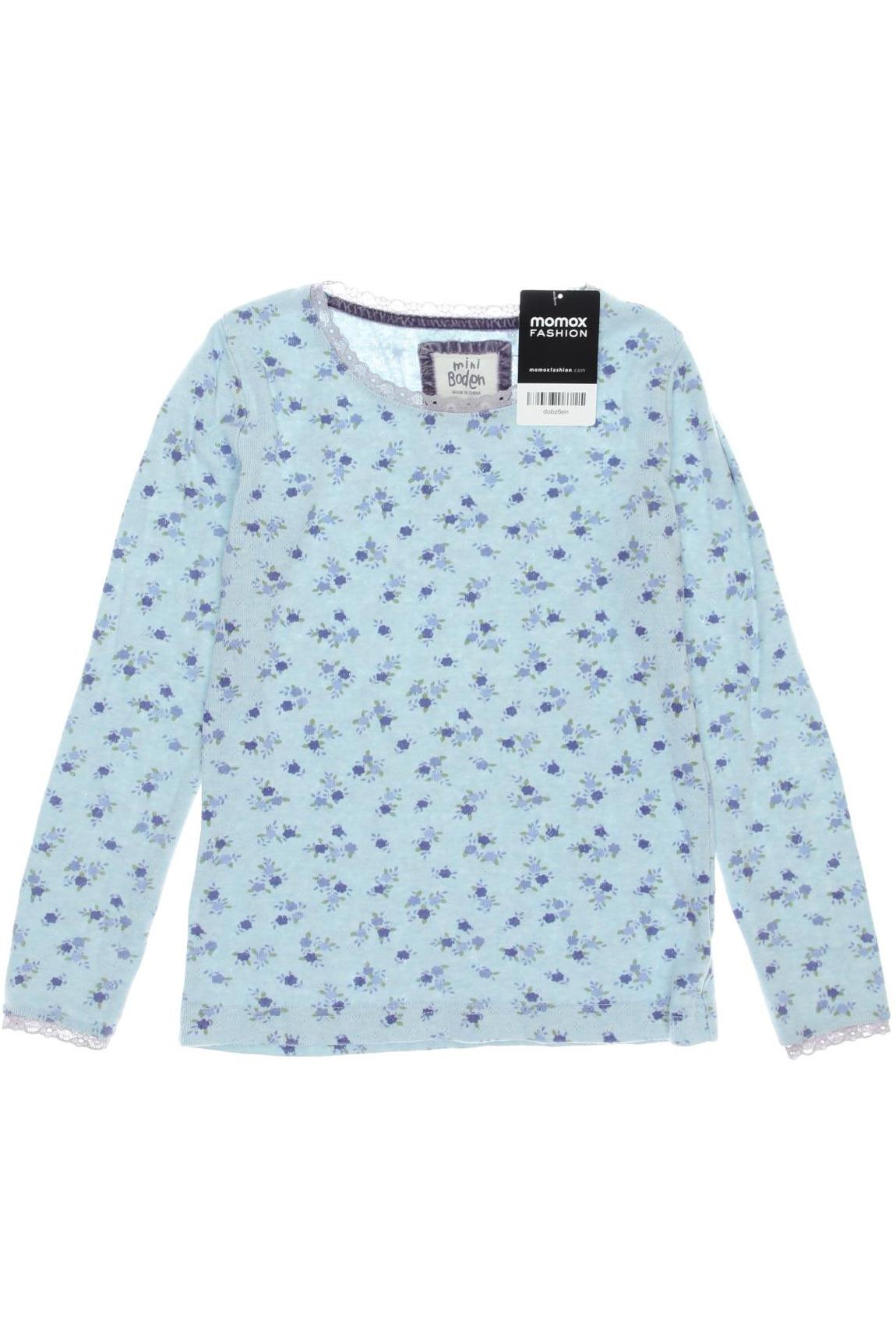 

Mini Boden Damen Langarmshirt, blau, Gr. 140