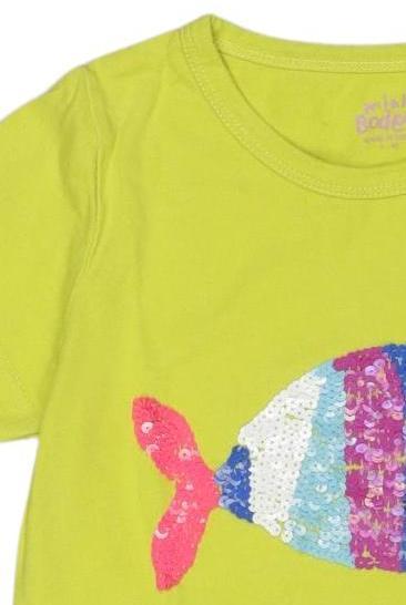 Thumbnail - Mini Boden Mädchen T-Shirt, hellgrün, Gr. 104