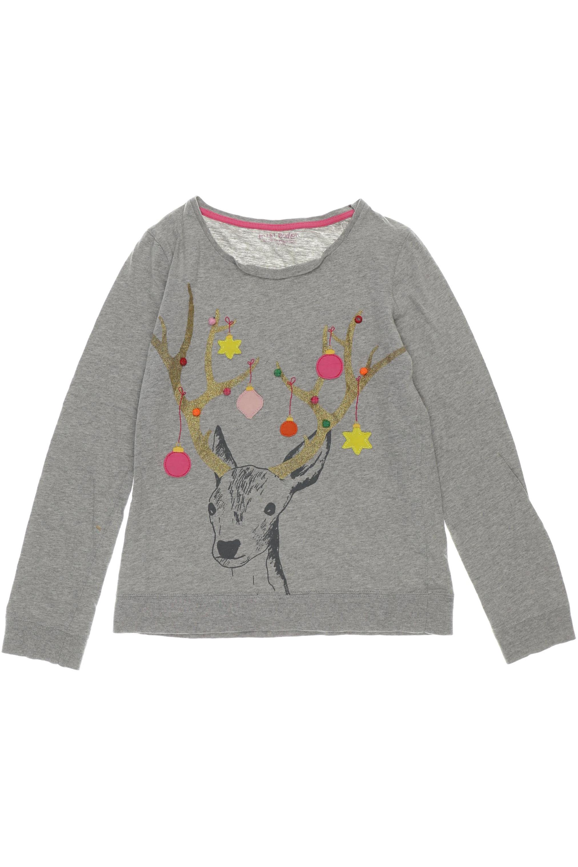 

Mini Boden Damen Langarmshirt, grau, Gr. 146