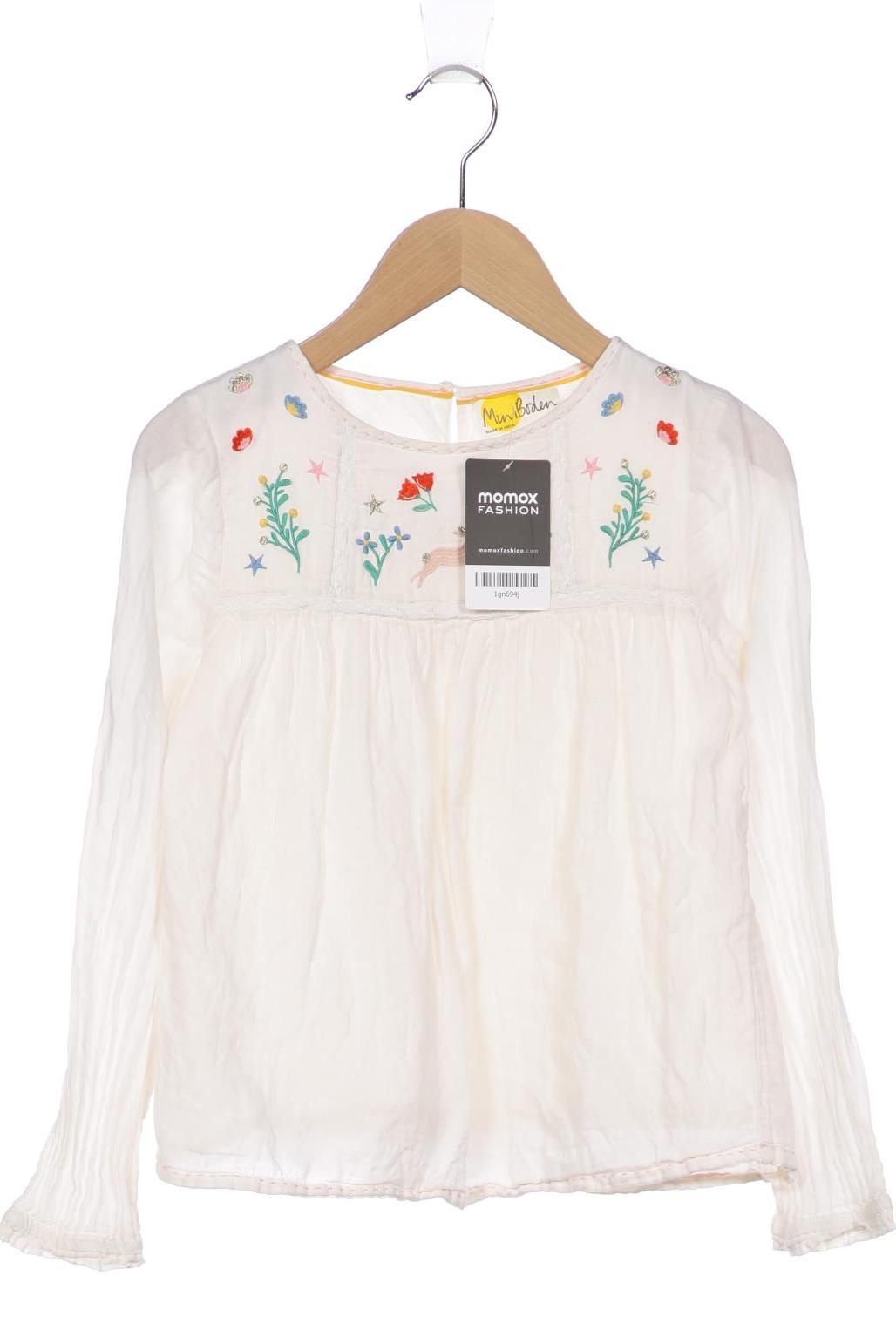 

Mini Boden Damen Bluse, cremeweiß, Gr. 140