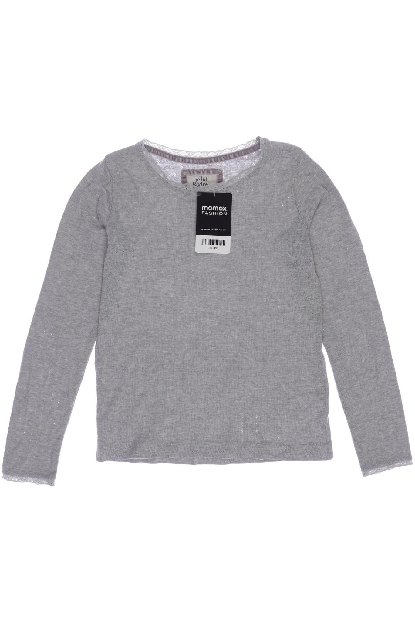 

Mini Boden Damen Langarmshirt, grau, Gr. 140