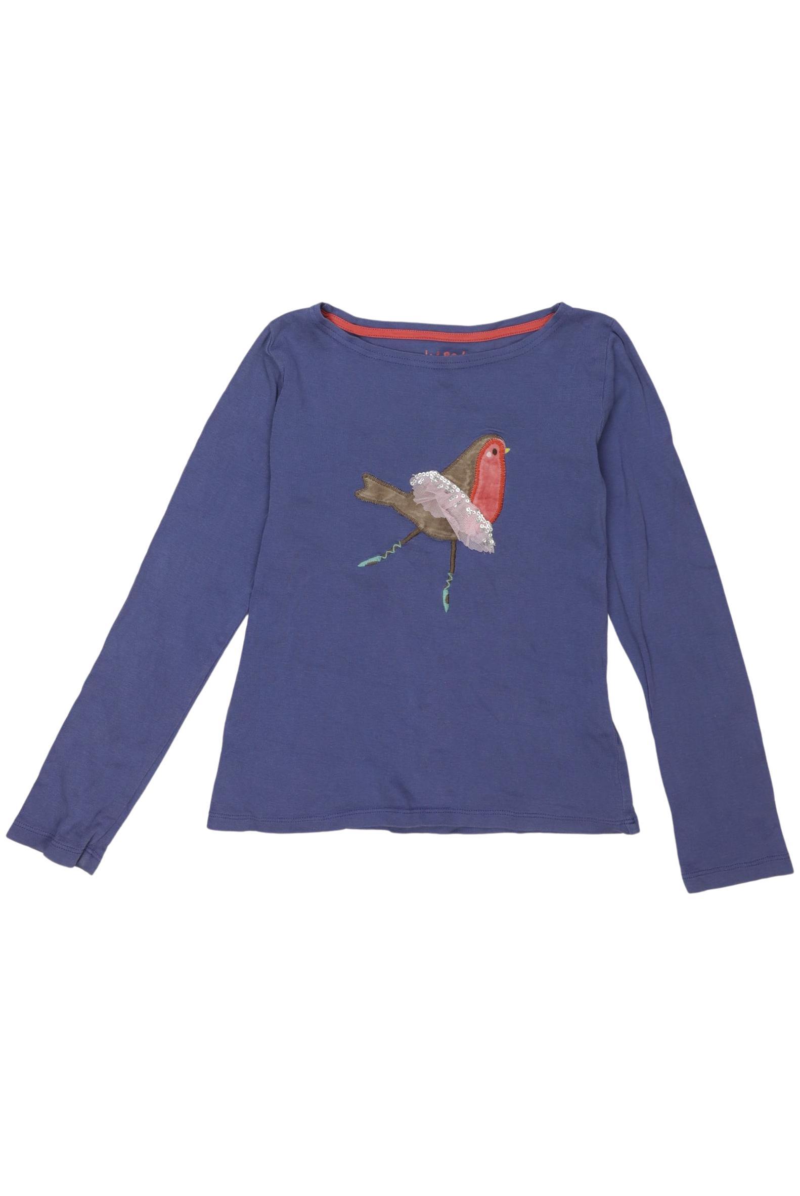 

Mini Boden Mädchen Langarmshirt, blau, Gr. 128