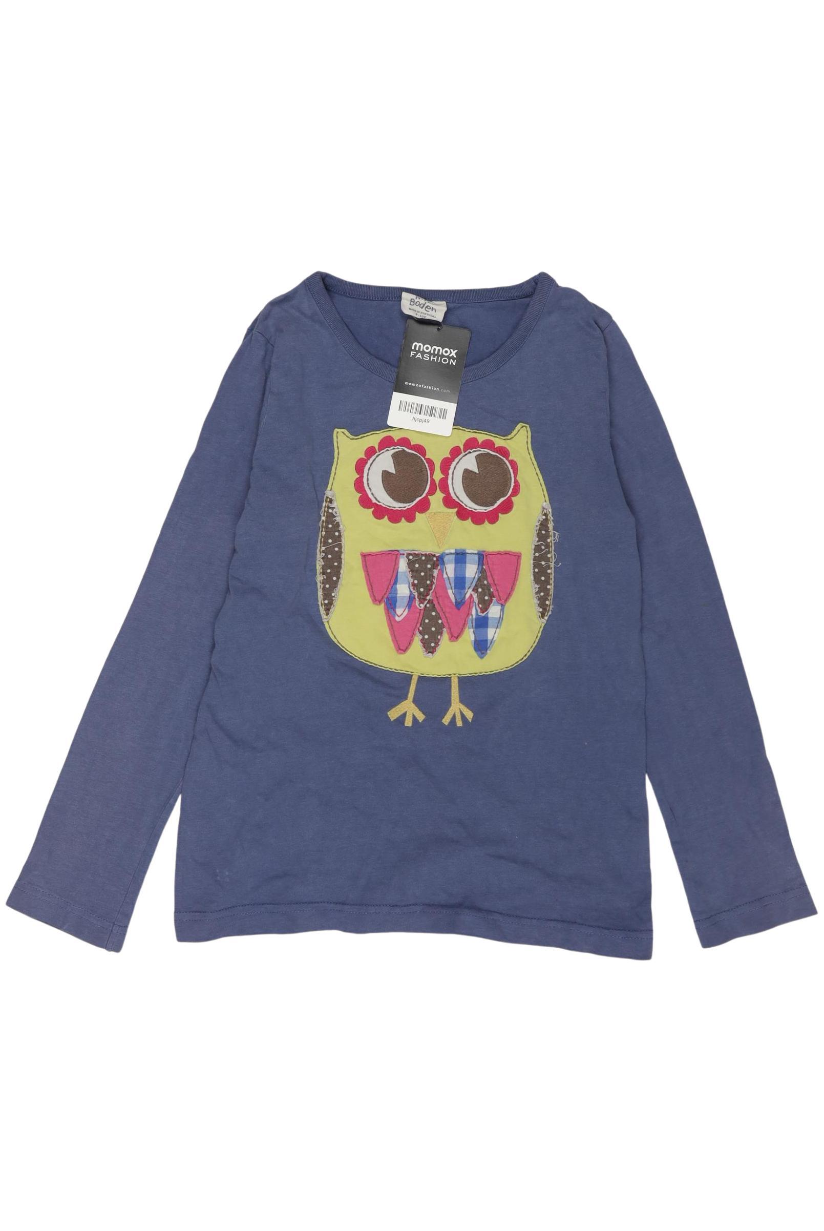 

Mini Boden Mädchen Langarmshirt, blau, Gr. 140