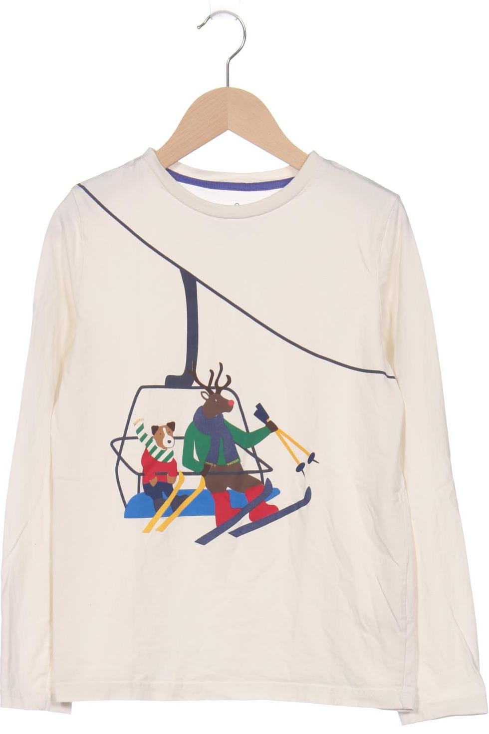

Mini Boden Damen Langarmshirt, weiß, Gr. 152