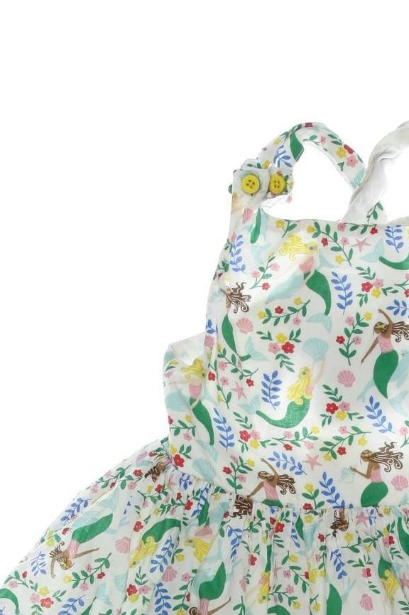 Thumbnail - Mini Boden Mädchen Kleid, weiß, Gr. 116