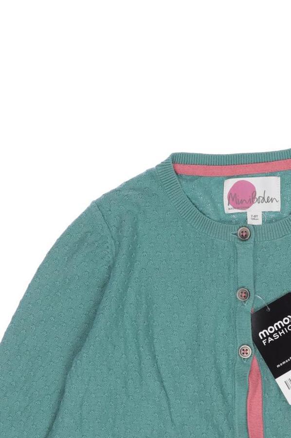 Thumbnail - Mini Boden Mädchen Strickjacke, grün, Gr. 128