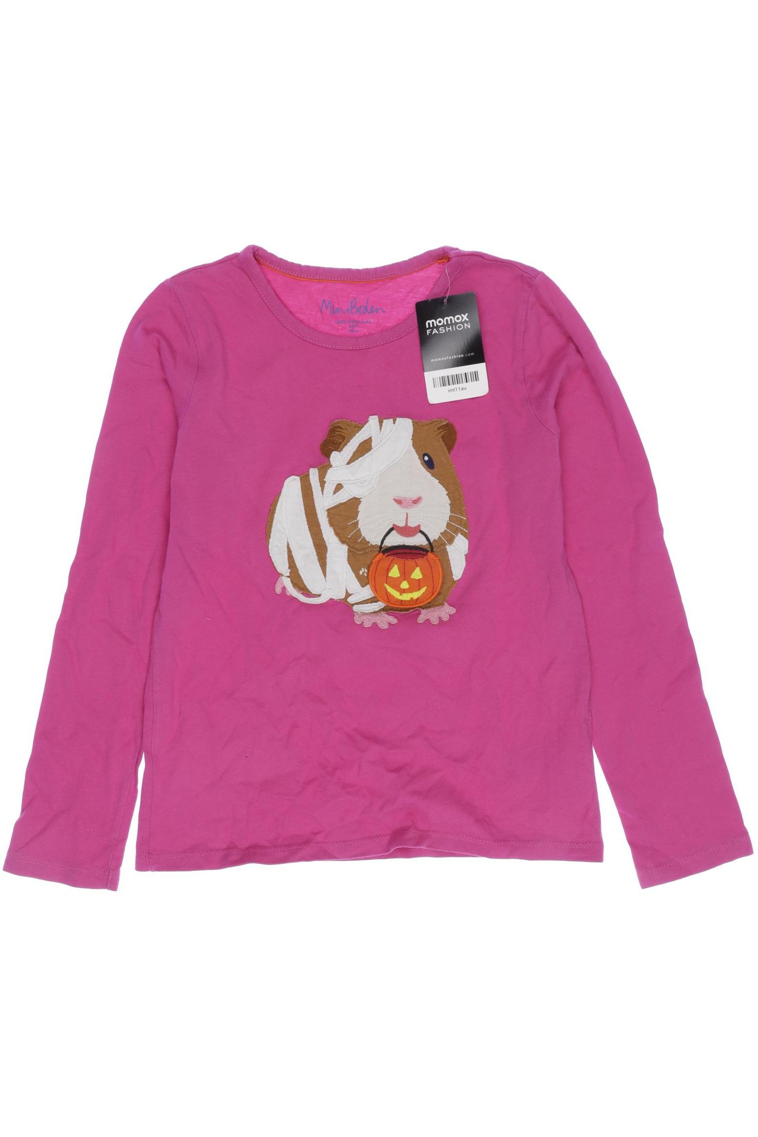 

Mini Boden Mädchen Langarmshirt, pink, Gr. 140