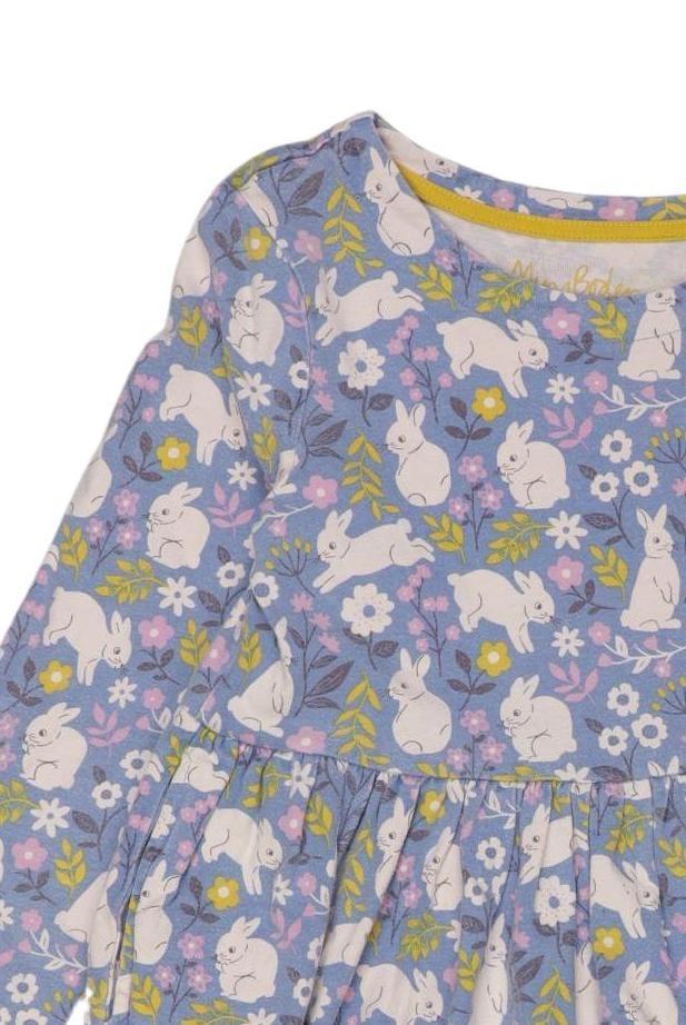 Thumbnail - Mini Boden Mädchen Kleid, hellblau, Gr. 128