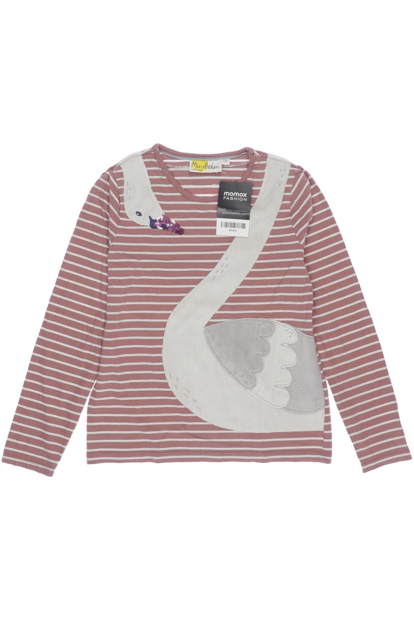 

Mini Boden Damen Langarmshirt, pink, Gr. 140