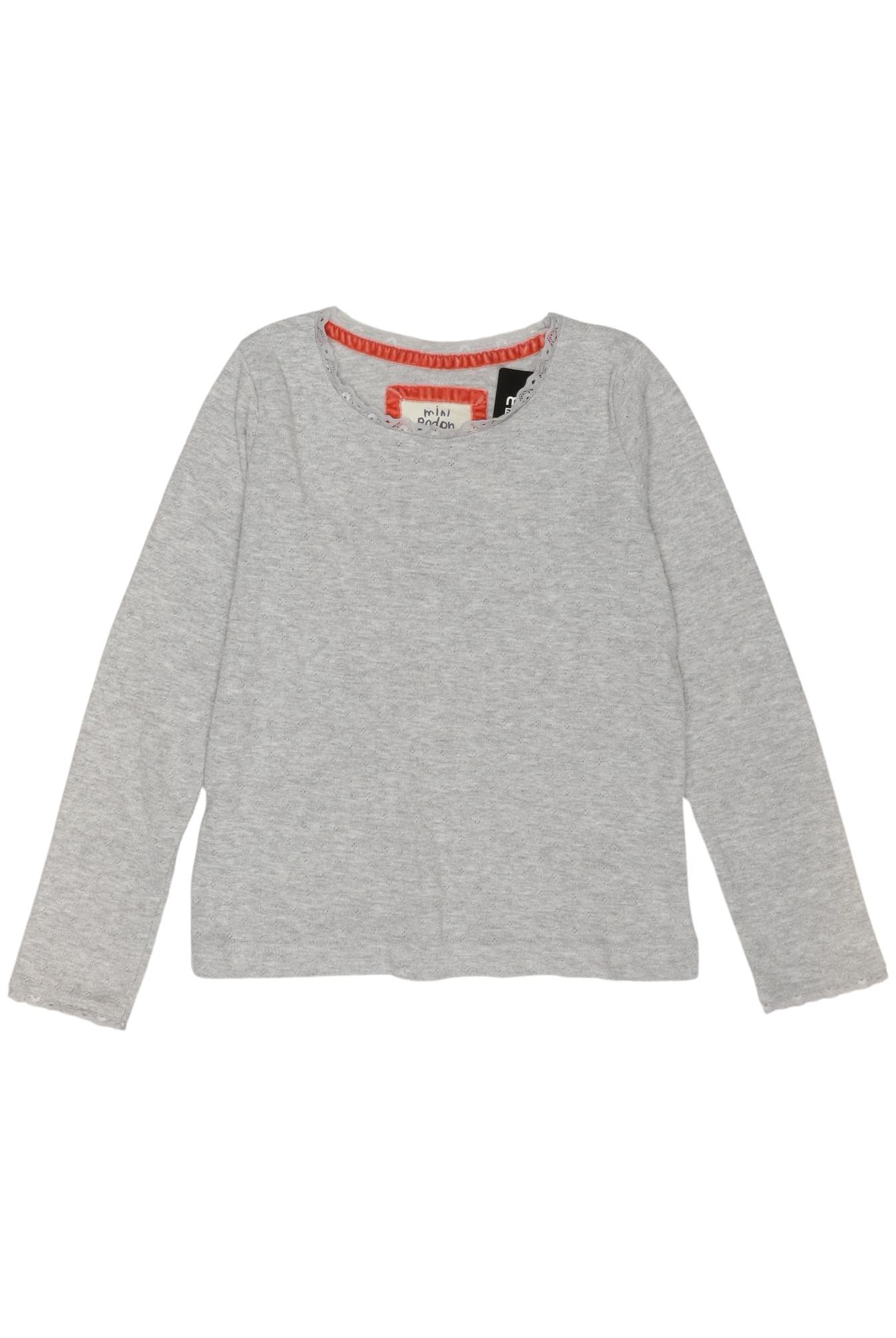 

Mini Boden Mädchen Langarmshirt, grau, Gr. 128