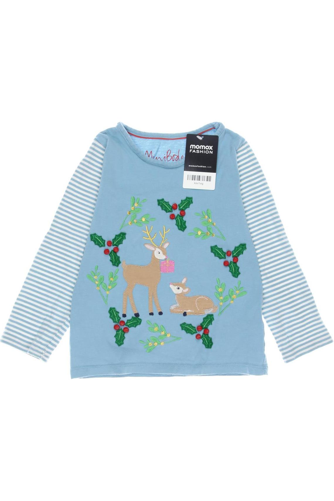 

Mini Boden Damen Langarmshirt, blau, Gr. 110