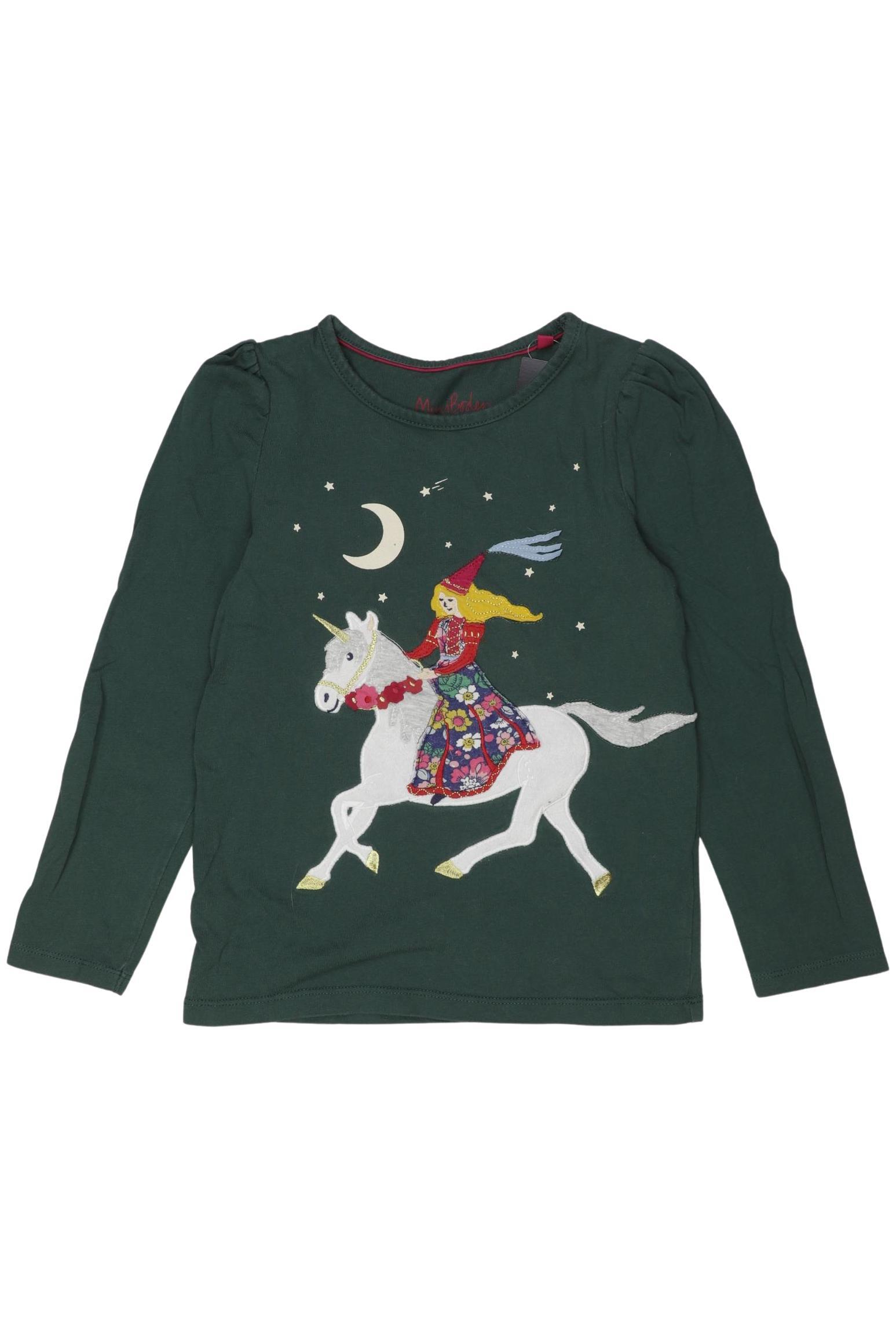 

Mini Boden Mädchen Langarmshirt, grün, Gr. 122