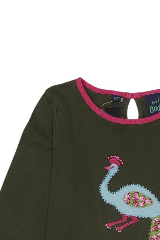 Thumbnail - Mini Boden Mädchen Langarmshirt, grün, Gr. 116