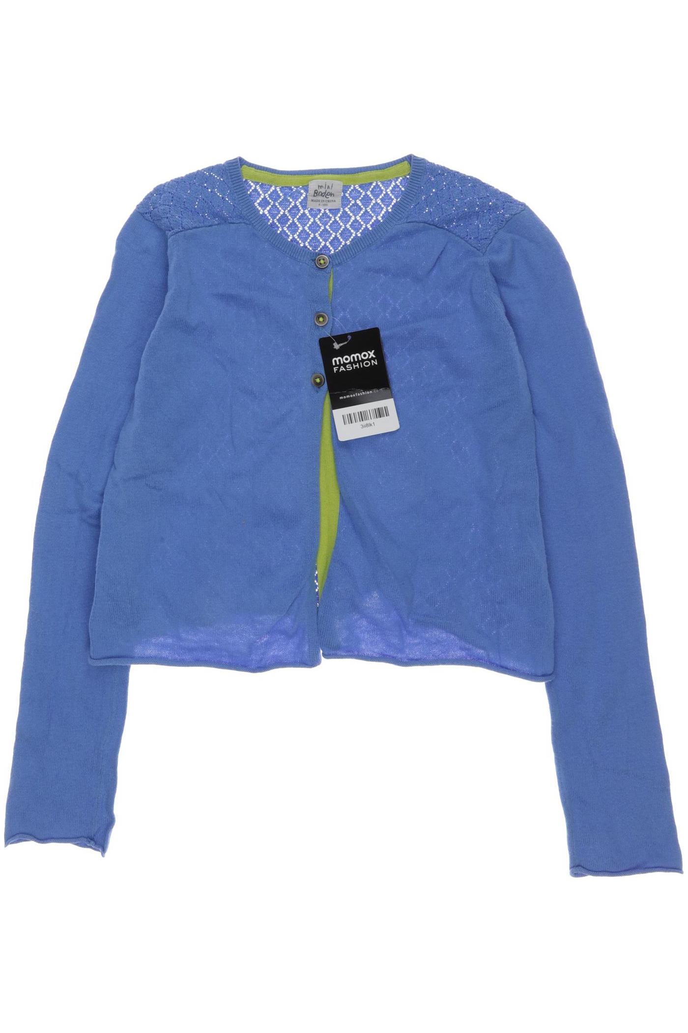 

Mini Boden Damen Strickjacke, blau, Gr. 140