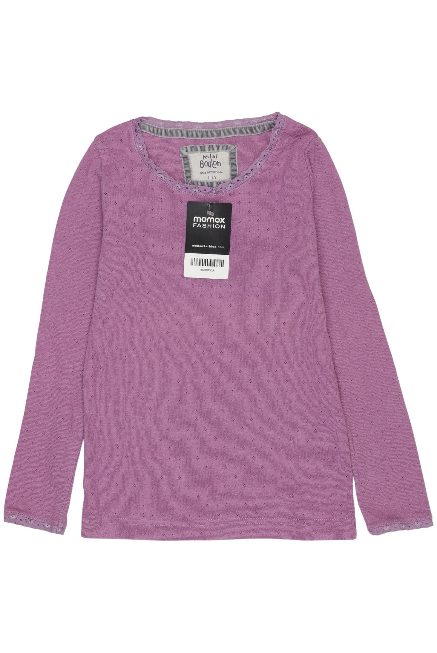 

Mini Boden Mädchen Langarmshirt, pink, Gr. 128