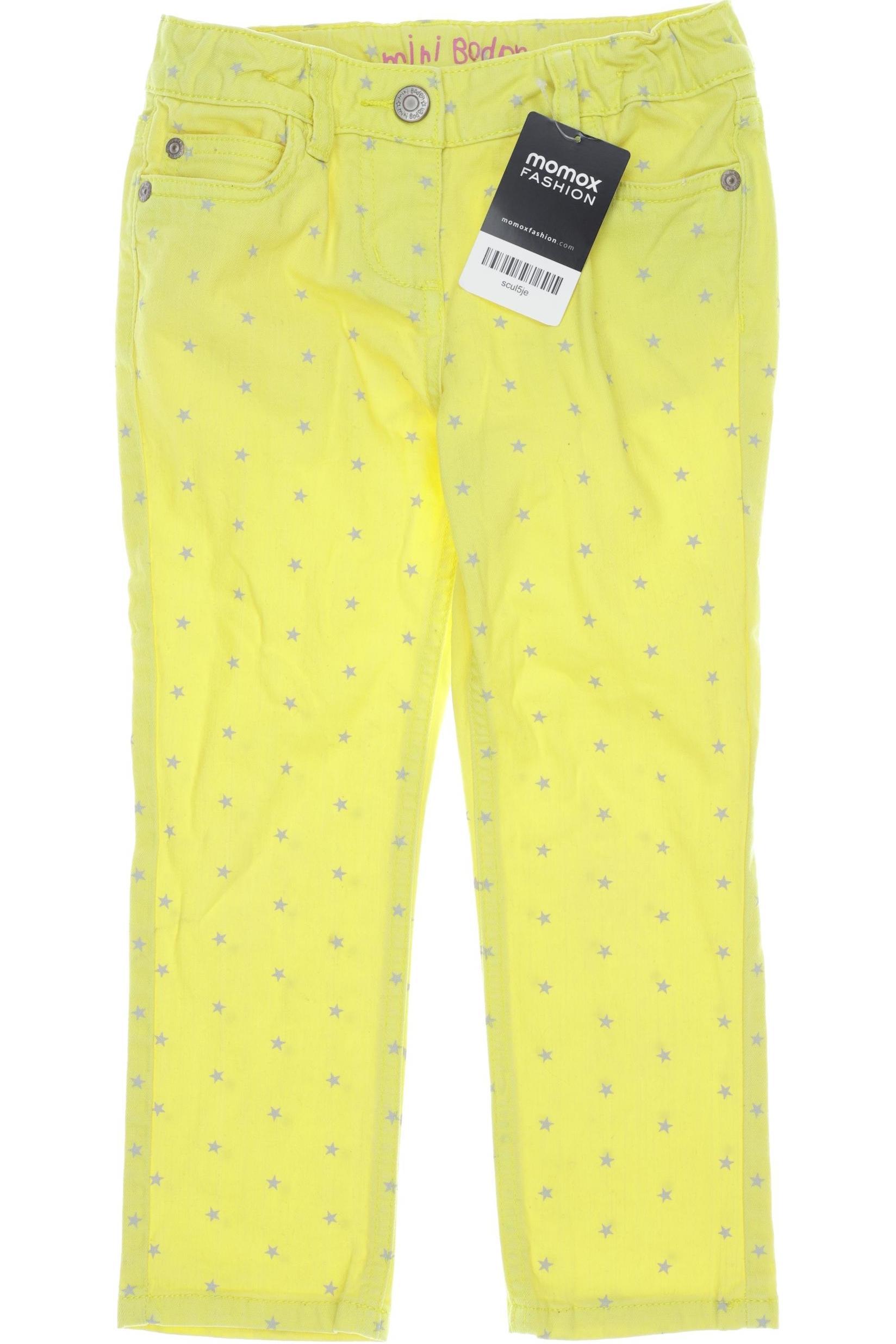 

Mini Boden Damen Jeans, gelb, Gr. 128