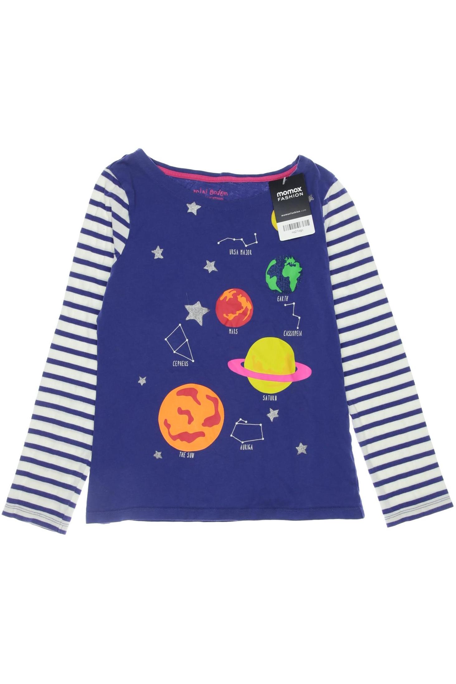 

Mini Boden Damen Langarmshirt, blau, Gr. 152