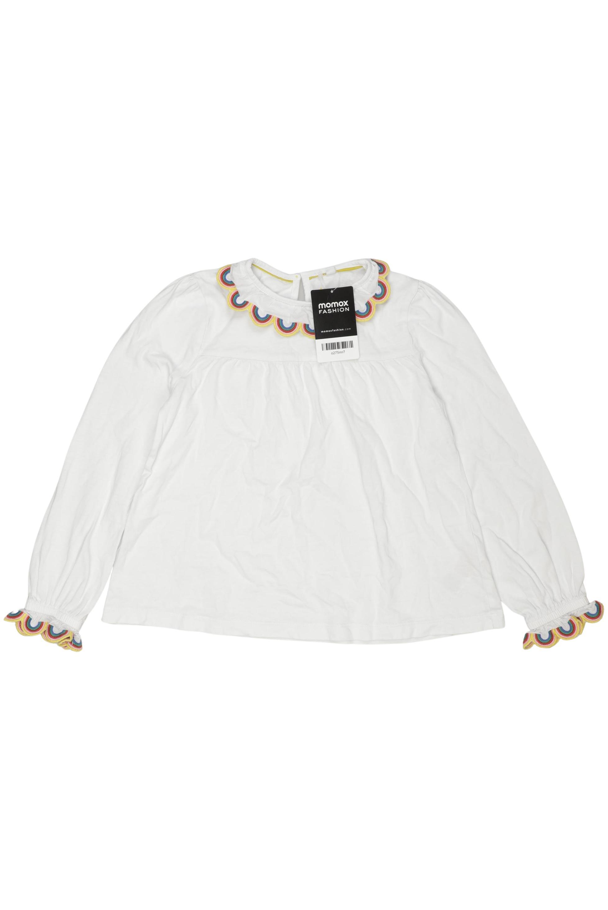 

Mini Boden Mädchen Langarmshirt, weiß, Gr. 128