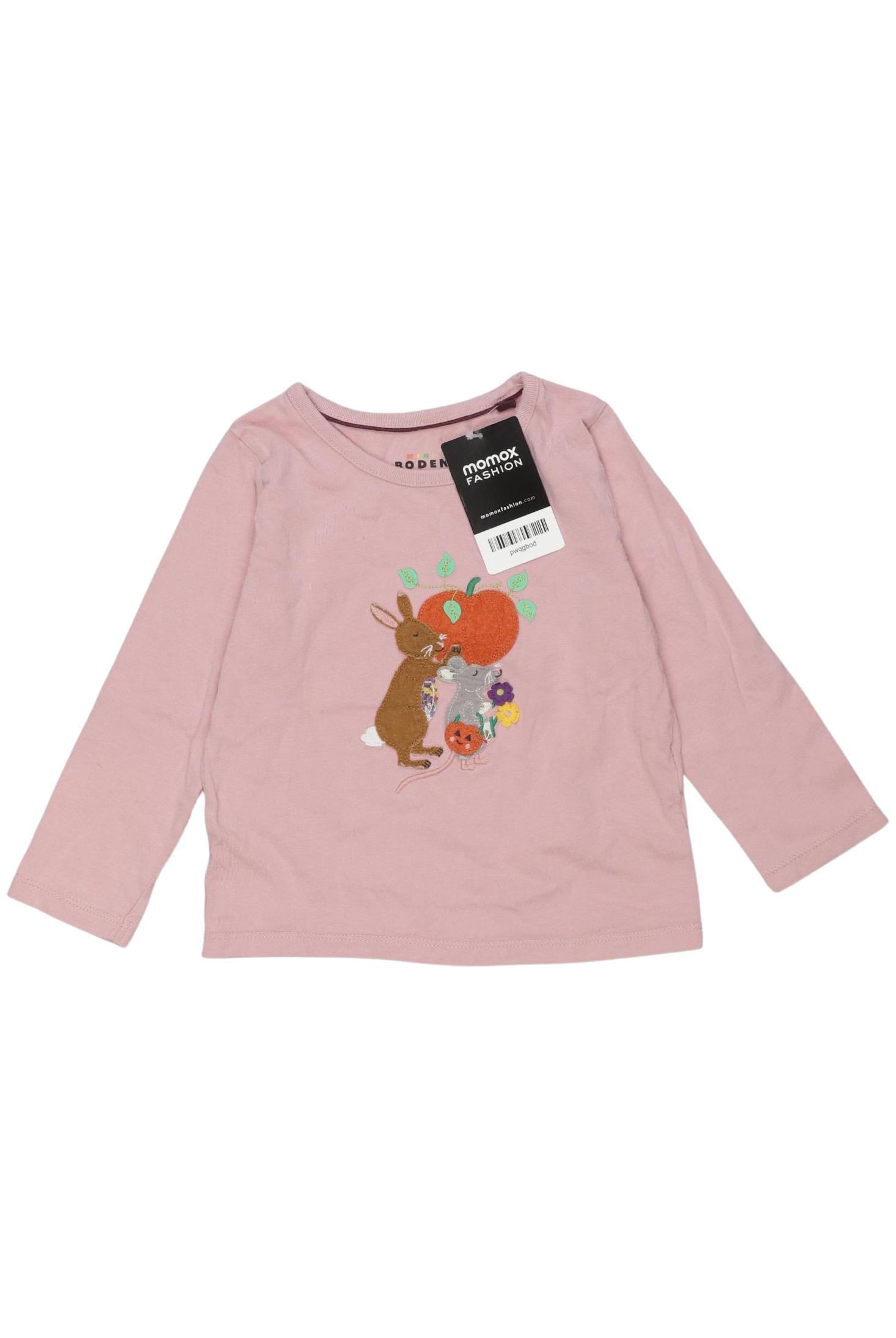 

Mini Boden Mädchen Langarmshirt, pink, Gr. 92