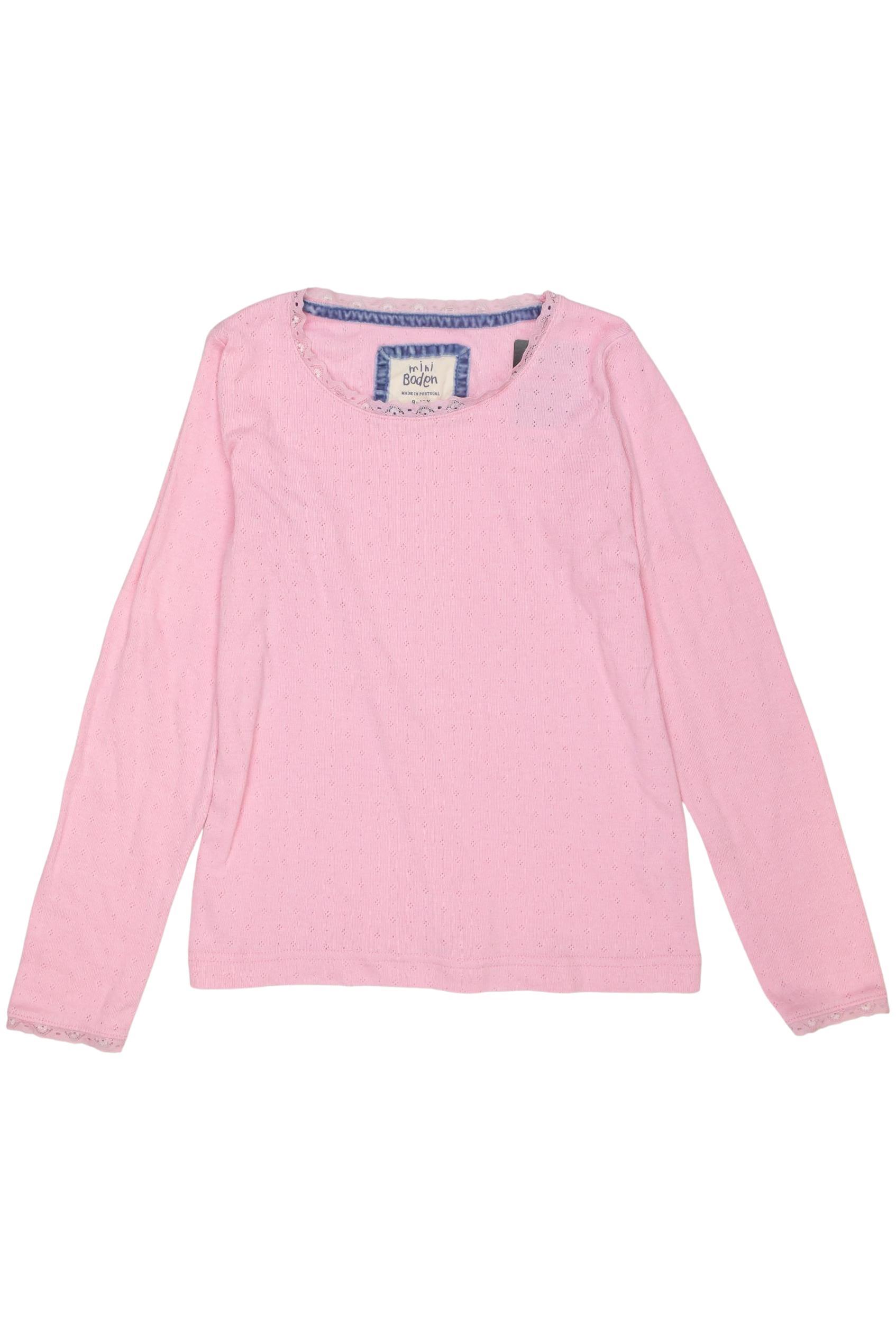 

Mini Boden Mädchen Langarmshirt, pink, Gr. 140