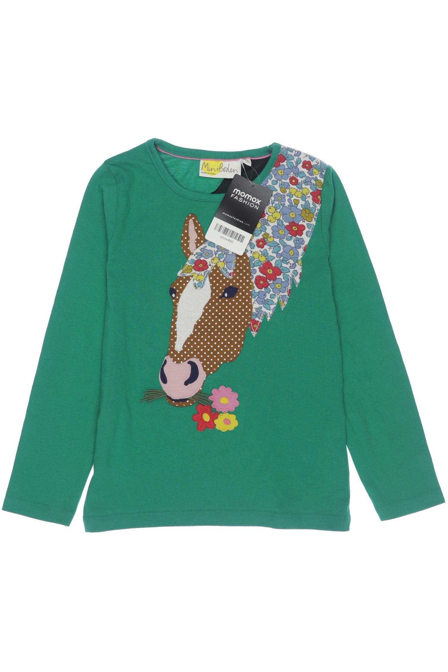 

Mini Boden Damen Langarmshirt, grün, Gr. 122