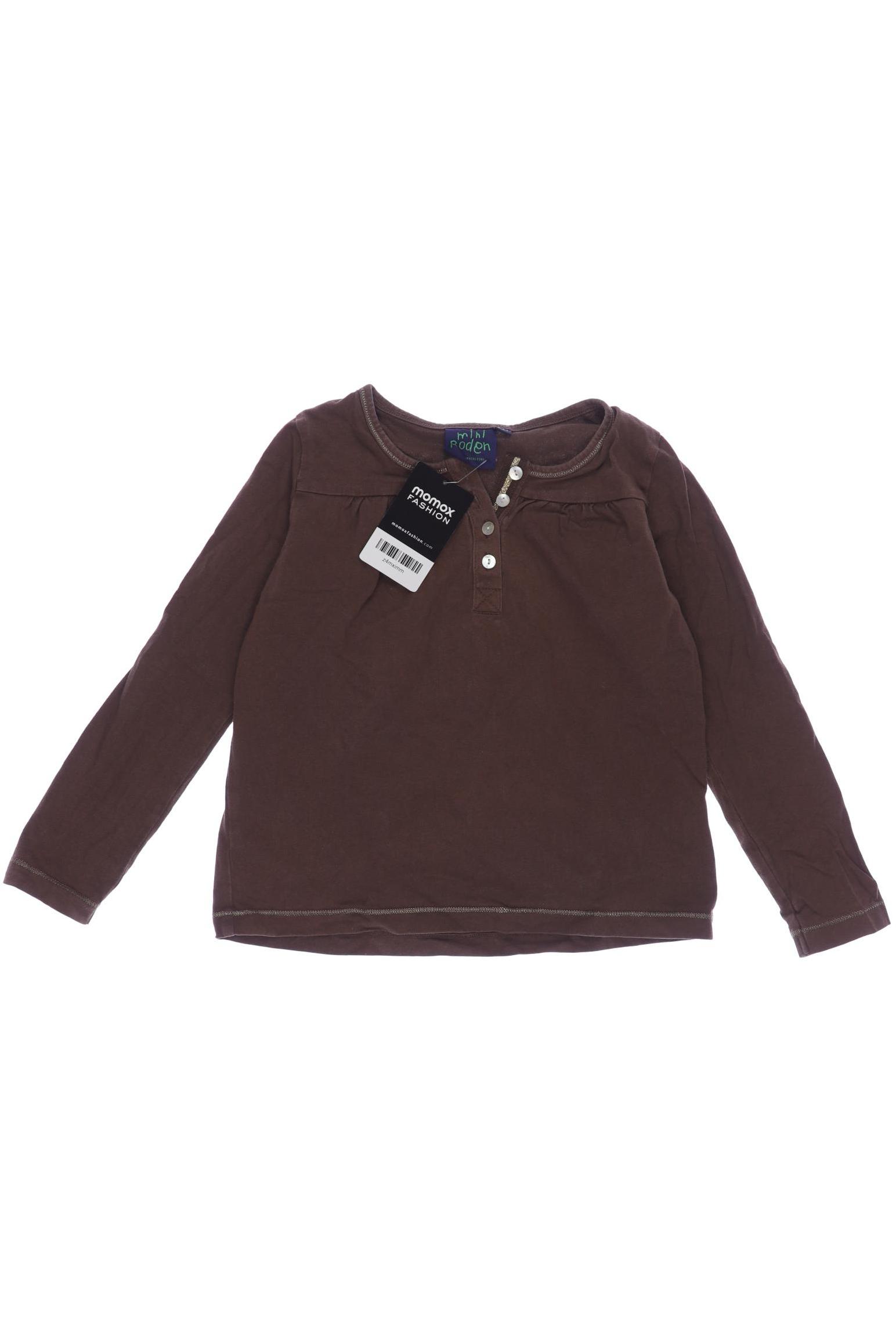 

Mini Boden Damen Langarmshirt, braun, Gr. 116