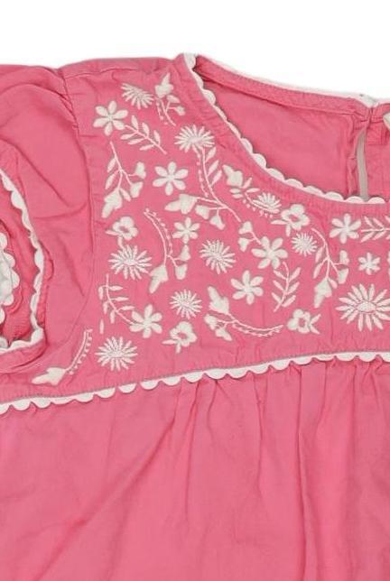 Thumbnail - Mini Boden Mädchen Bluse, pink, Gr. 128