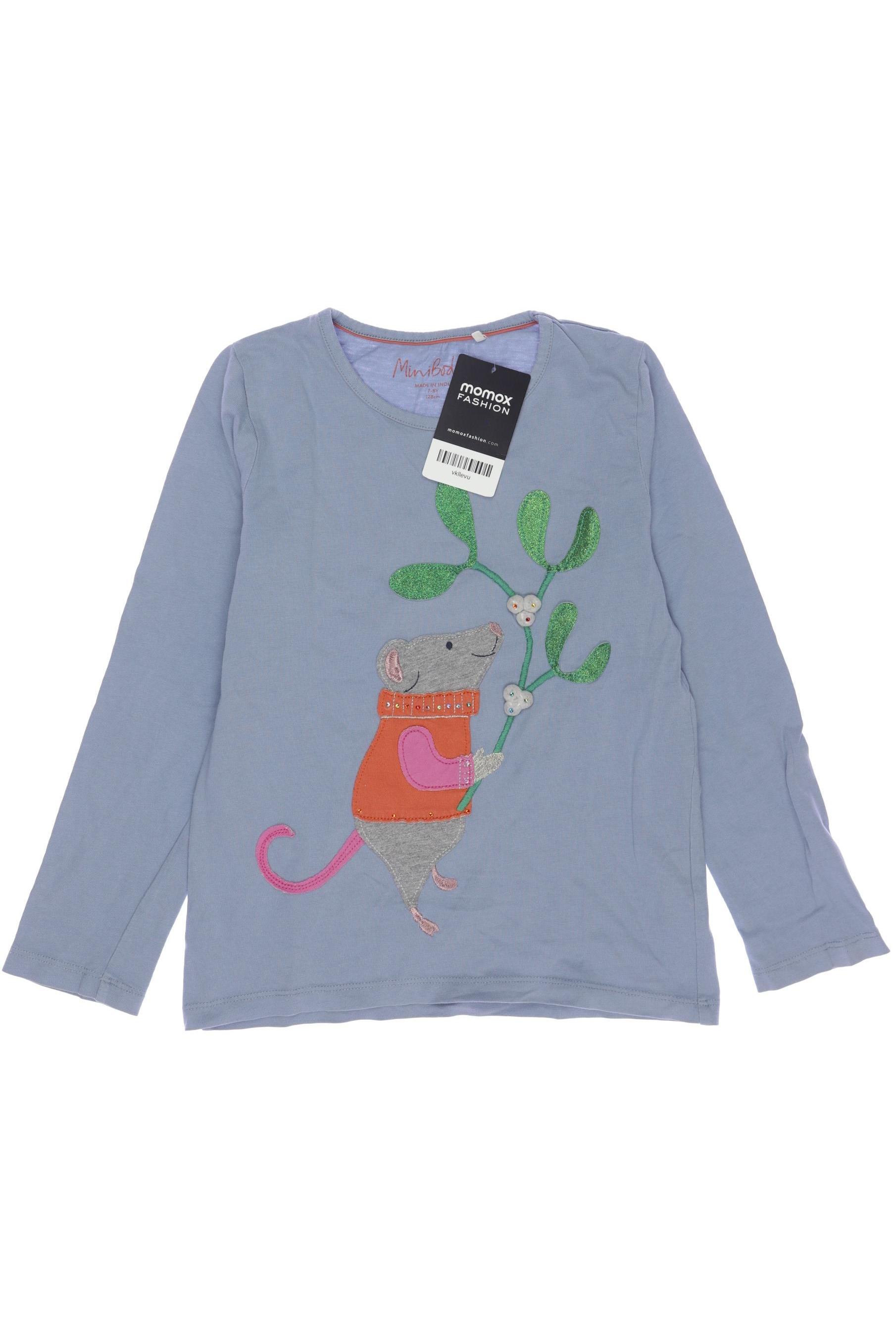 

Mini Boden Damen Langarmshirt, blau, Gr. 128