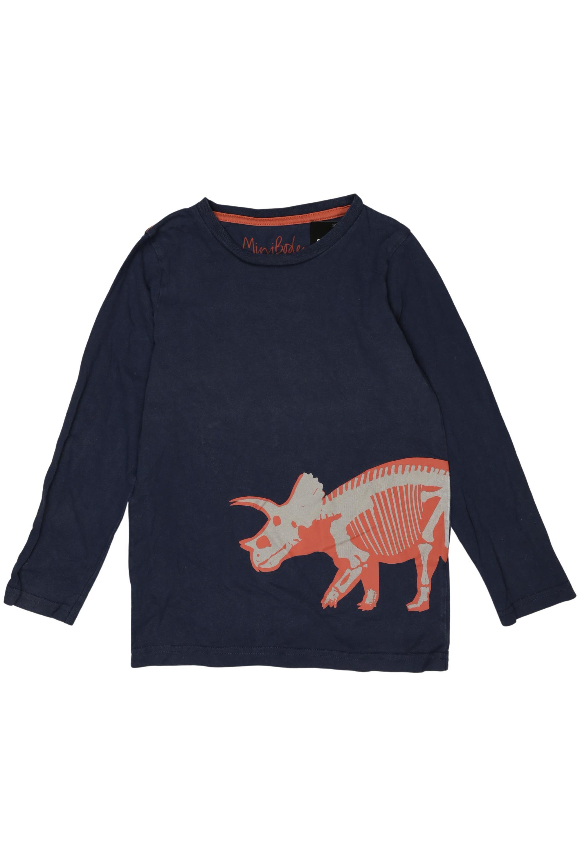 

Mini Boden Mädchen Langarmshirt, marineblau, Gr. 122