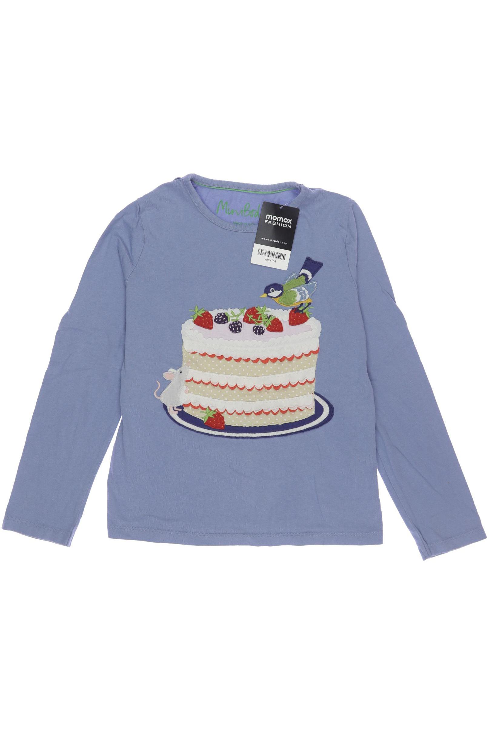 

Mini Boden Damen Langarmshirt, blau, Gr. 140