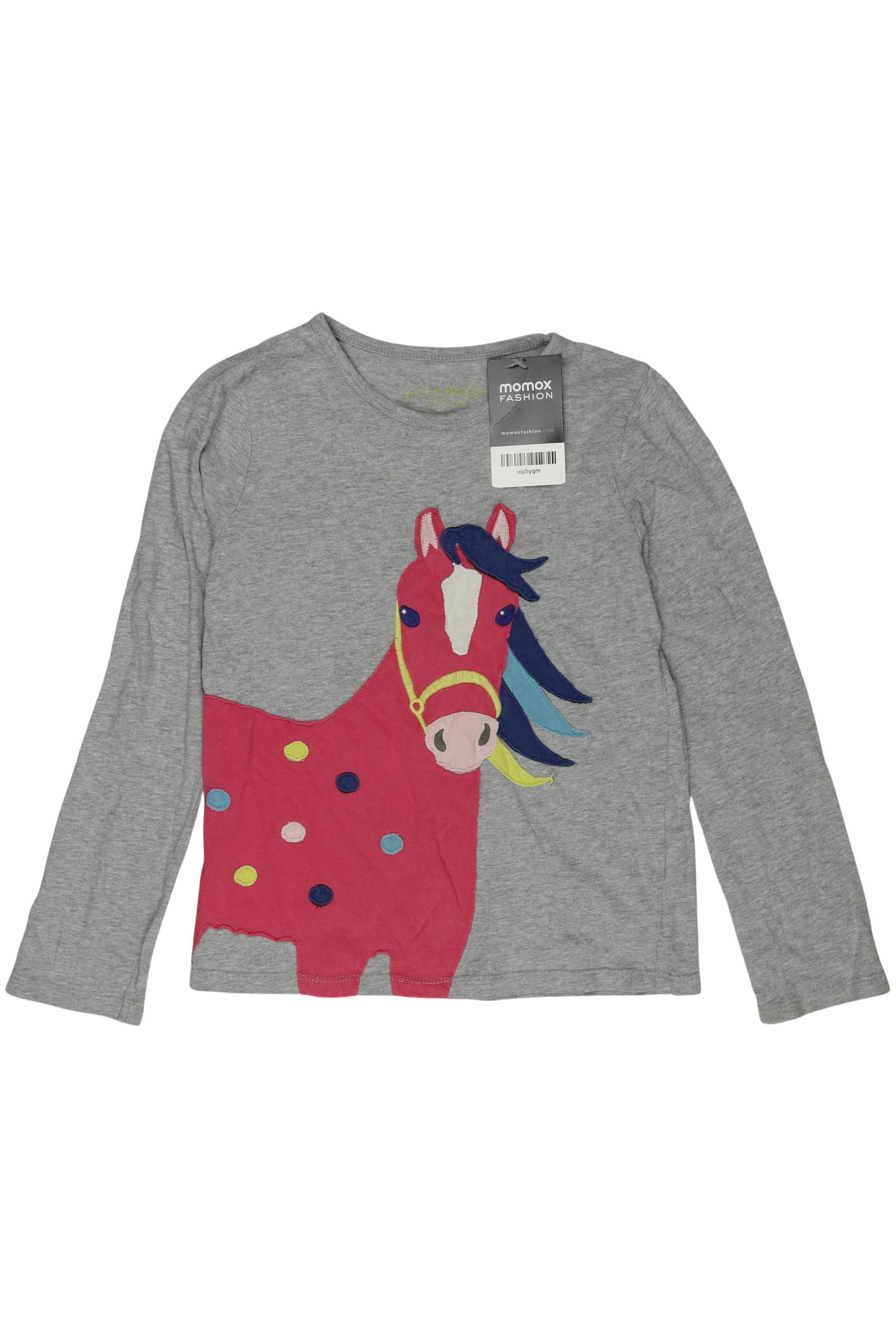 

Mini Boden Mädchen Langarmshirt, grau, Gr. 128